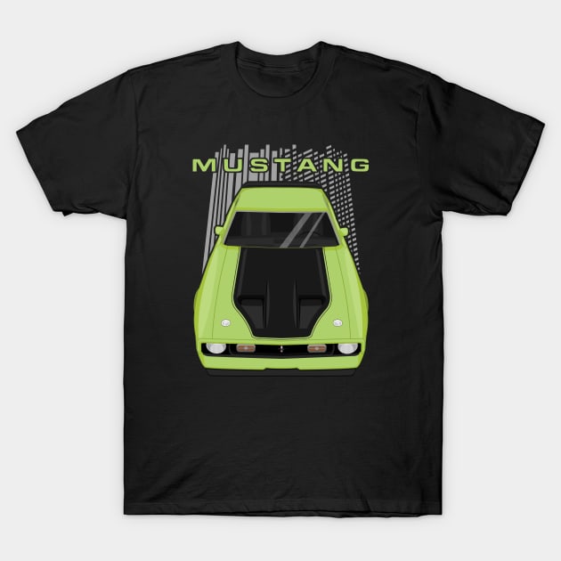 Mustang Mach 1 1971 to 1972 - Green T-Shirt by V8social